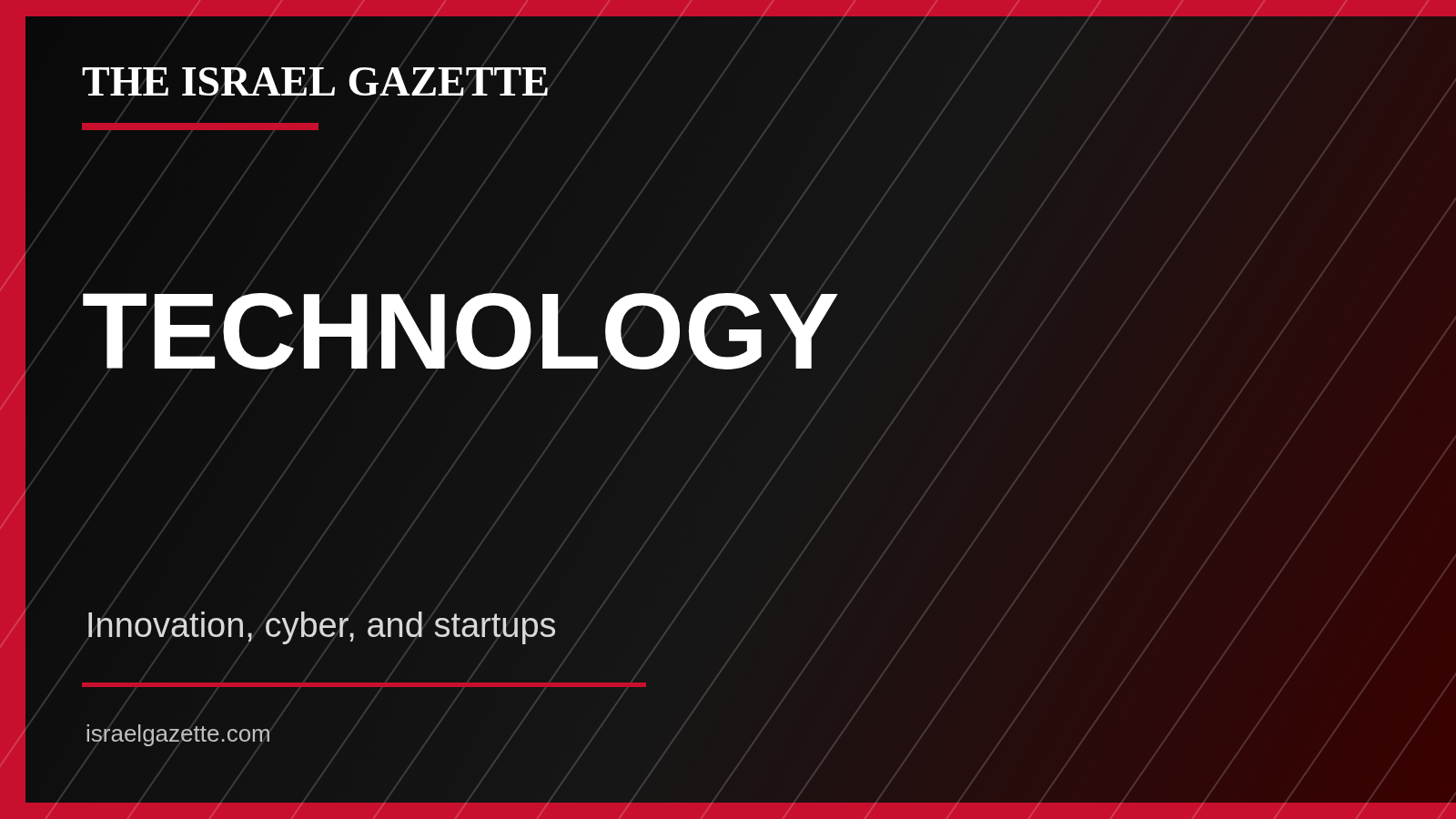 TIG Fallback – TECHNOLOGY The Israel Gazette TECHNOLOGY editorial image